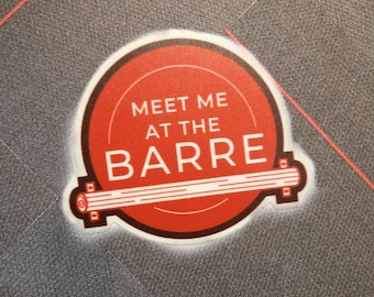Vinilo "Encuéntrame en la barra" - Calcomanía para amantes de la barra - Mate (2,5")