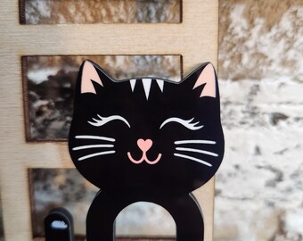 Black cat bookmark