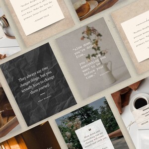 Quote Instagram Templates, Affirmations Instagram Templates, Social Media Canva Template