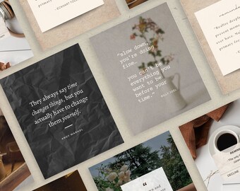 Quote Instagram Templates, Affirmations Instagram Templates, Social Media Canva Template