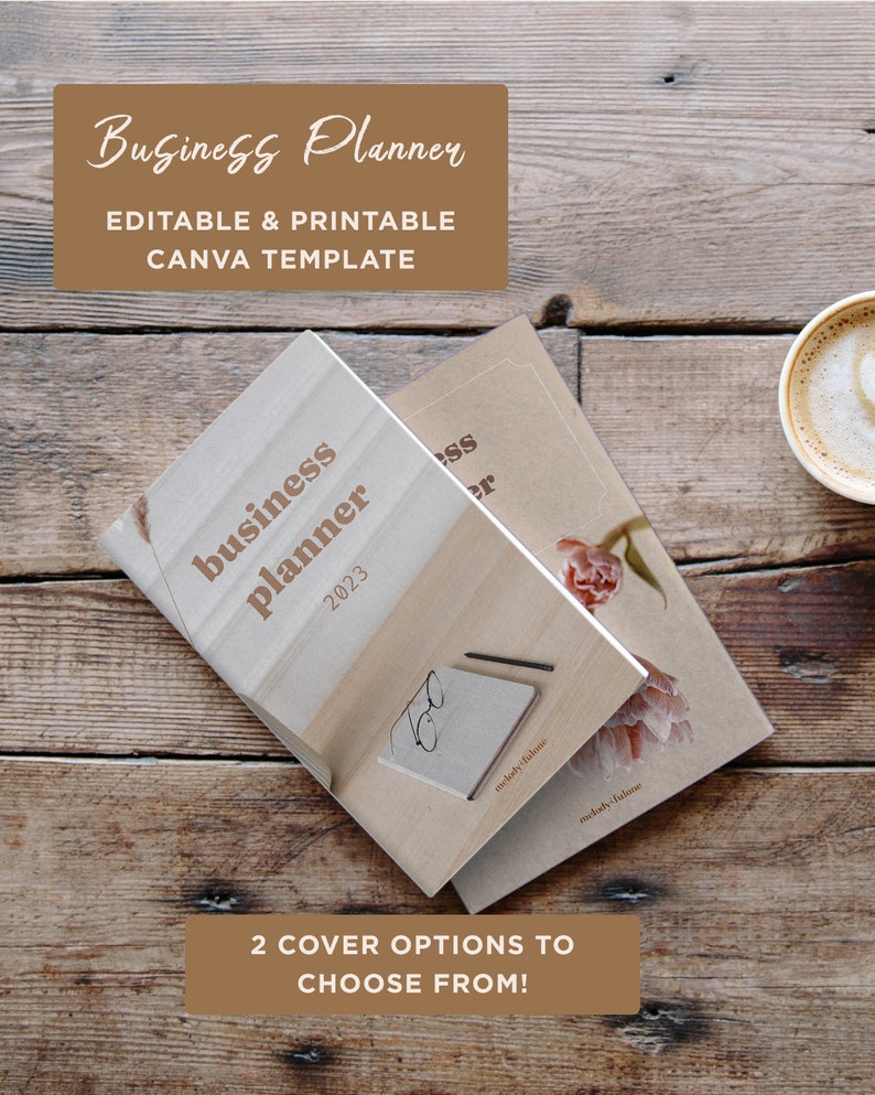 Editable Business Planner Printable PDF Small Business Owner Etsy