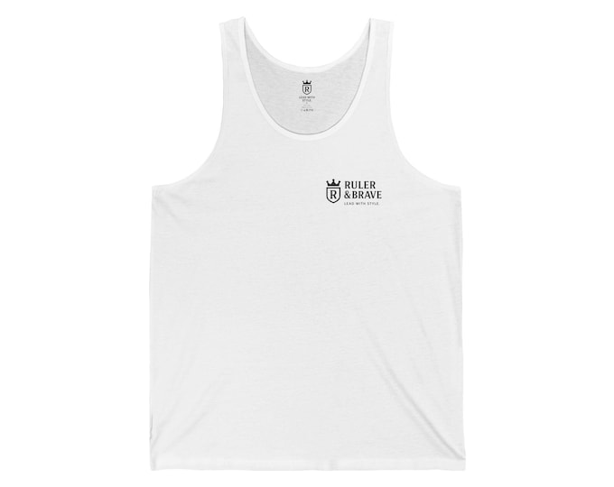 Unisex Jersey Tank - "Be Bold & Brave" Graphic, Summer Casual Wear