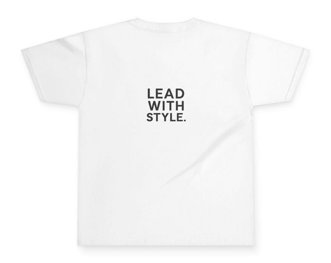 Lead With Style kids tee | Ruler & Brave logo youth t-shirt
