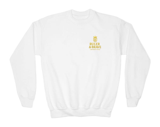 Youth Crewneck Sweatshirt - Cozy, Inspiring, Ideal for Gift Giving, Unisex, Birthday, Casual Wear