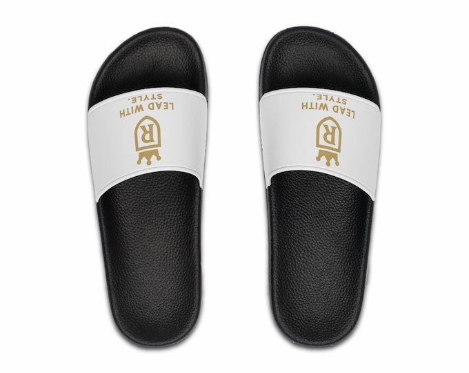 Men's Printed Strap Slide Sandals, Casual Comfort Footwear