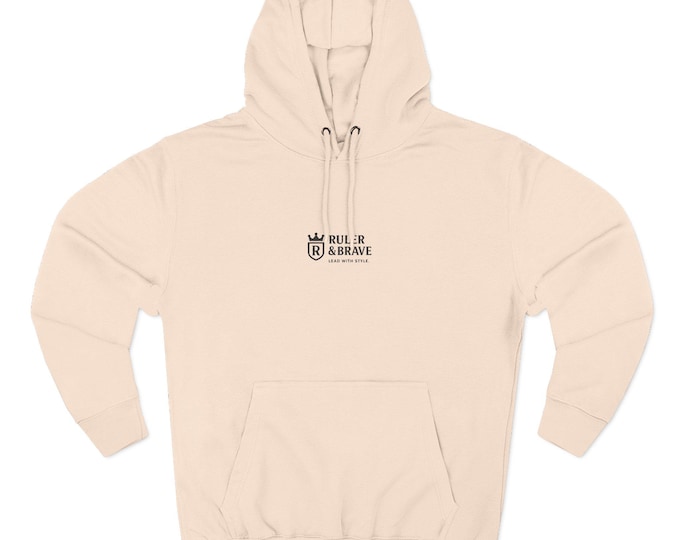 Fleece Hoodie - Three-Panel, Kangaroo Pocket - Cozy Loungewear