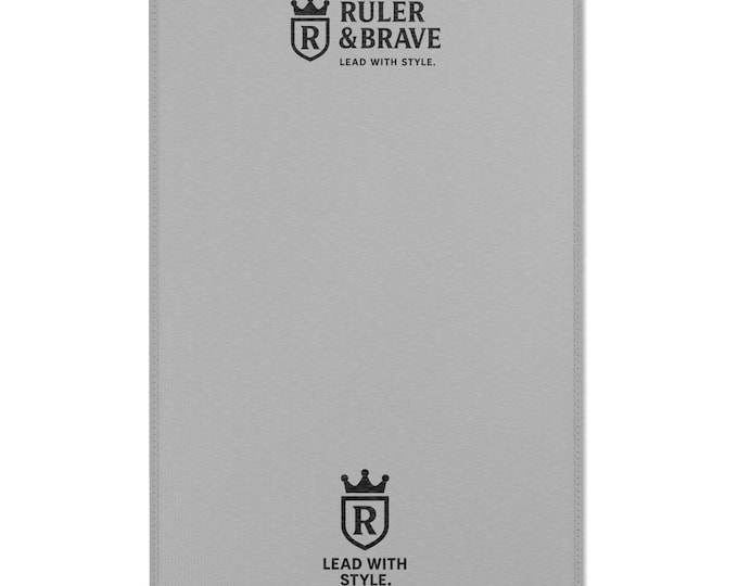 Ruler & Brave Logo Area Rug | Lead With Style