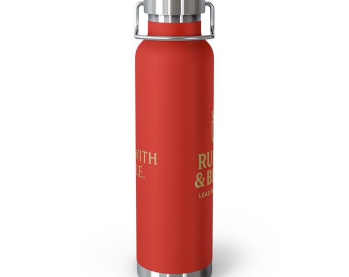 Lead With Style water bottle | Copper Vacuum Insulated Bottle 22oz