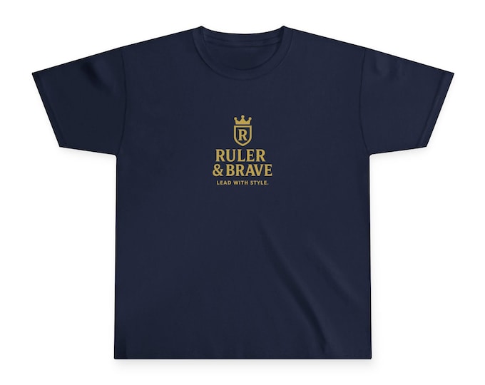 Lead With Style kids tee | Ruler & Brave logo youth t-shirt