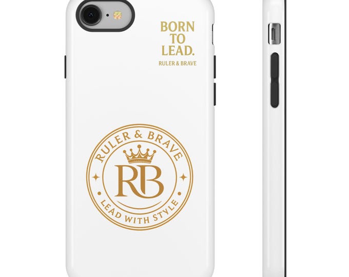 Ruler & Brave RB Logo Phone Case | Monogram Crest iPhone Case