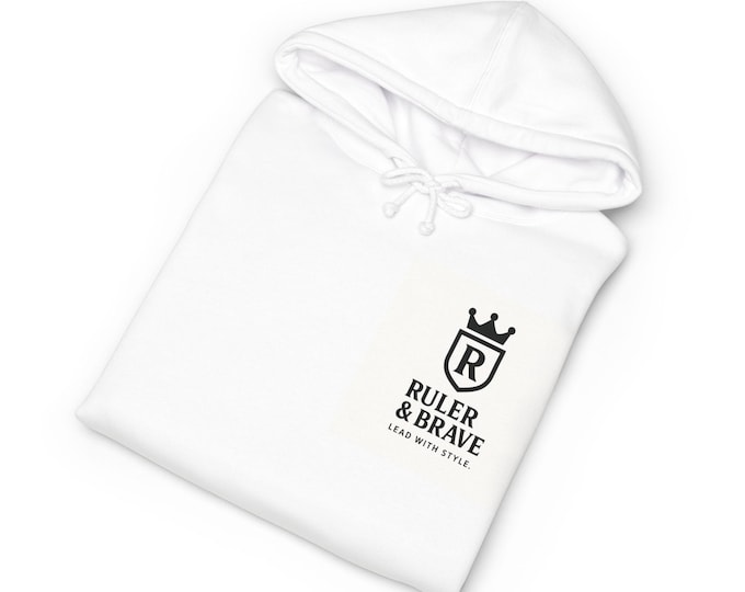 Ruler & Brave Heavyweight Hoodie - Unisex Fleece-Lined Sweatshirt