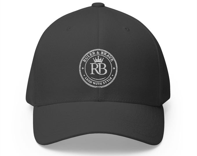 Ruler & Brave Monogram Cap | Embroidered Structured Hat