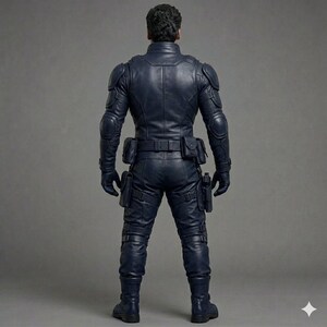 tactical leather suit, mens leather armor, cyberpunk bodysuit, sci fi cosplay costume, motorcycle leather set, futuristic combat gear, dystopian warrior outfit, leather biker uniform, urban ninja clothing, commission custom cosplay, halloween costume men, movie replica outfit, dark navy leather set, high quality leather, heavy duty gear, comic con armor, leather cargo pants, combat chest rig, handmade leather armor, premium tactical gear, custom sizing apparel