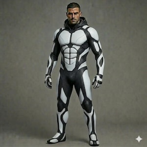 Futuristisch gepantserd kostuum voor mannen, sci-fi tactische bodysuit, Comic Convention Wear, Halloween-kostuum, aangepaste cosplay