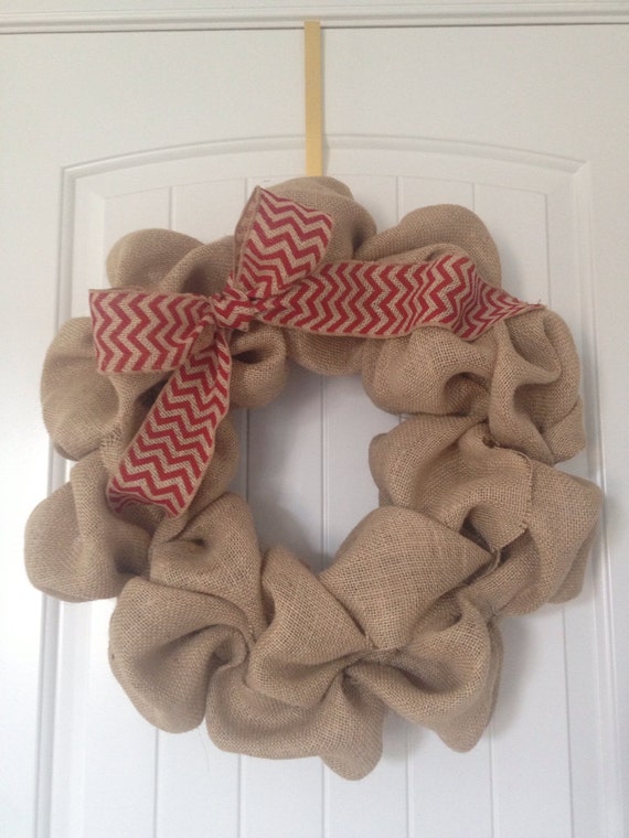 Items similar to Custom Burlap Wreath on Etsy