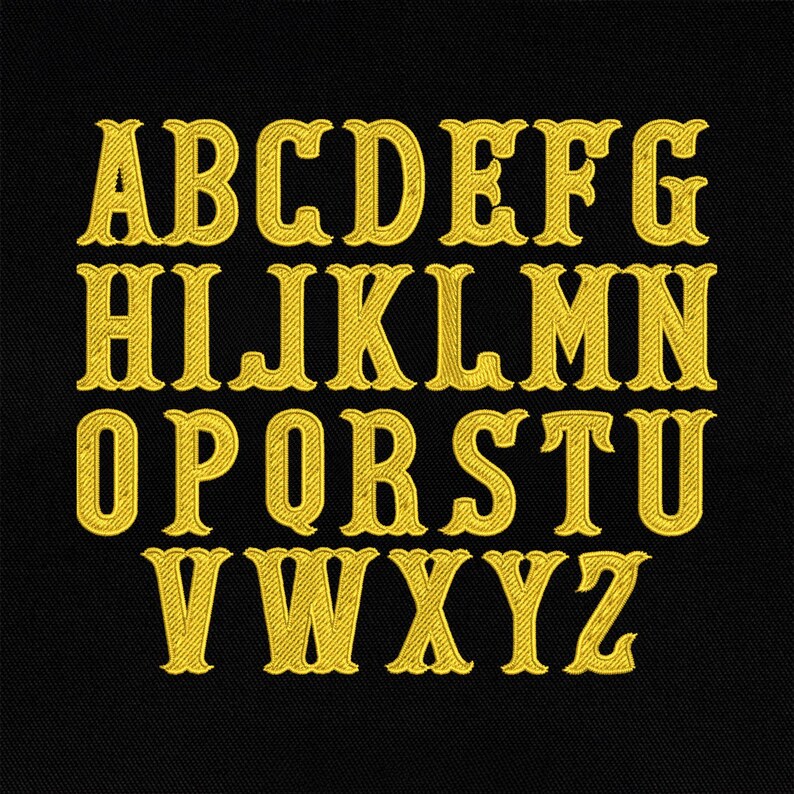 Fishtail Monogram Font Machine Embroidery File, Coquette Alphabet ...