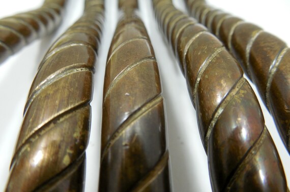 Vintage Brass Chandelier Parts Arms Image 0