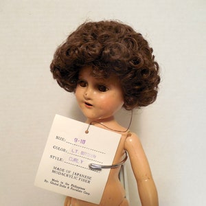 curly doll wig