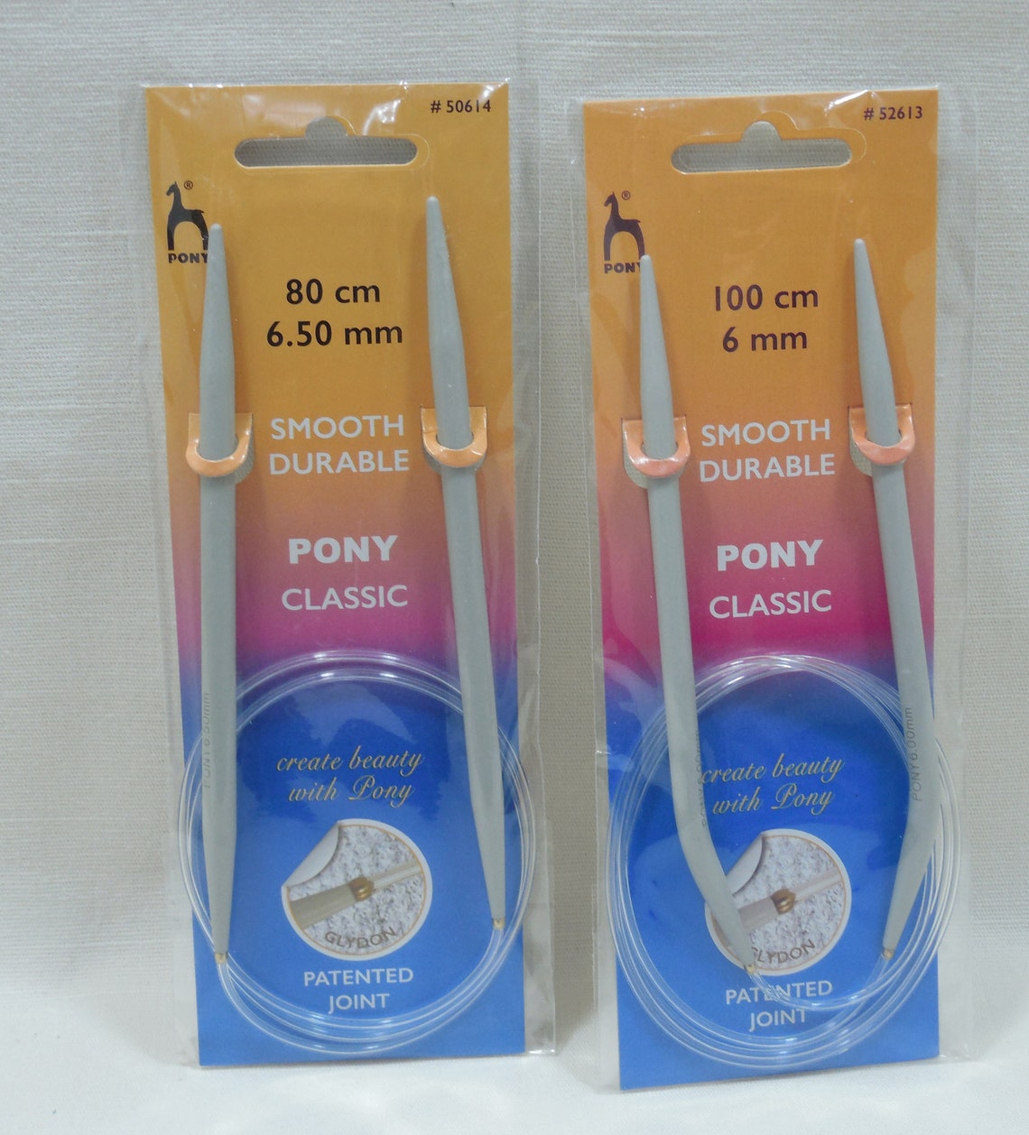 Pony Classic Knitting Needles Smooth Durable Plastic Knitting Etsy