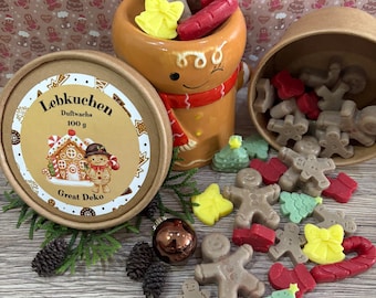 Gingerbread scented wax - Christmas scent - Wax melt for oil burners - Room fragrance - Soy wax