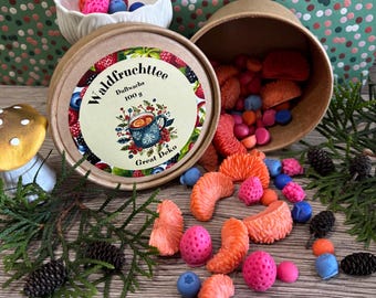 Forest fruit tea scented wax - Christmas scent - Wax melt for oil burners - Room fragrance - Soy wax