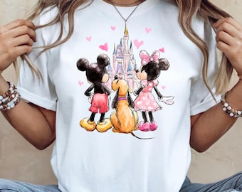 Disney Minnie Mouse Castle Shirt, Magic Kingdom Family Shirt, Disney Shirt, Disneyland Shirt, Magical Kingdom VL46