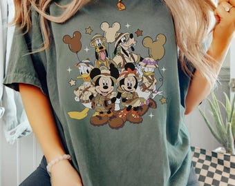 Comfort Colors Disneyland The Original Shirt, Retro Disney T-Shirt, Mickey and Friends Tee, Disneyworld Sweatshirt, Family Long Sleeve MC19