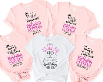 Custom Dirty Thirty Birthday Party Shirt, 30th Birthday Girl Shirt, 30. Birthday Squad Shirt, Dirty 30 Party Crew, Birthday Squad, Y390
