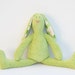 terry cloth stuffed bunny