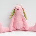 terry cloth stuffed bunny