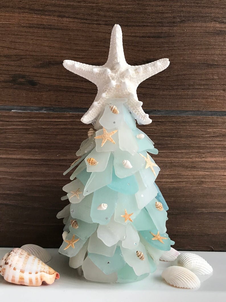 Seaglass Christmas Trees Moved to MY ANOTHER SHOP Named Etsy