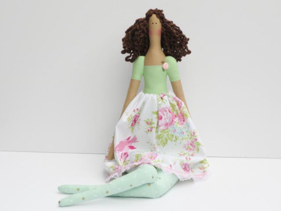 Cloth Doll Tilda Doll Fabric Doll Handmade Rag Doll Rose Pink - Etsy