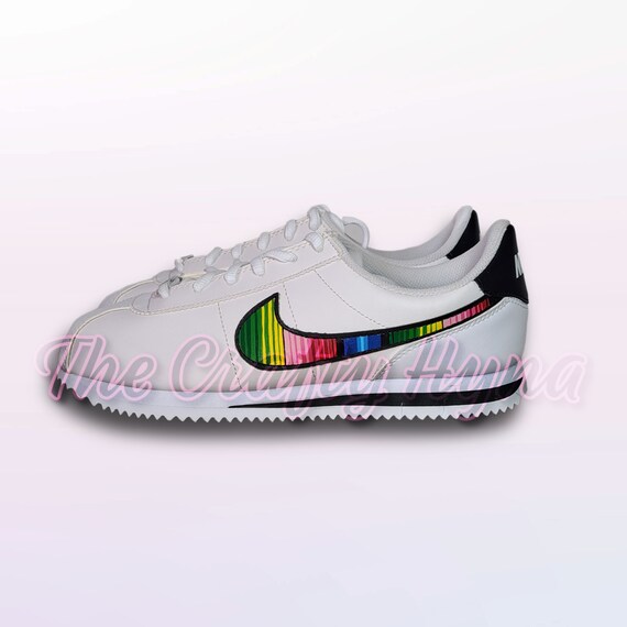 Nike cortez rainbow best sale