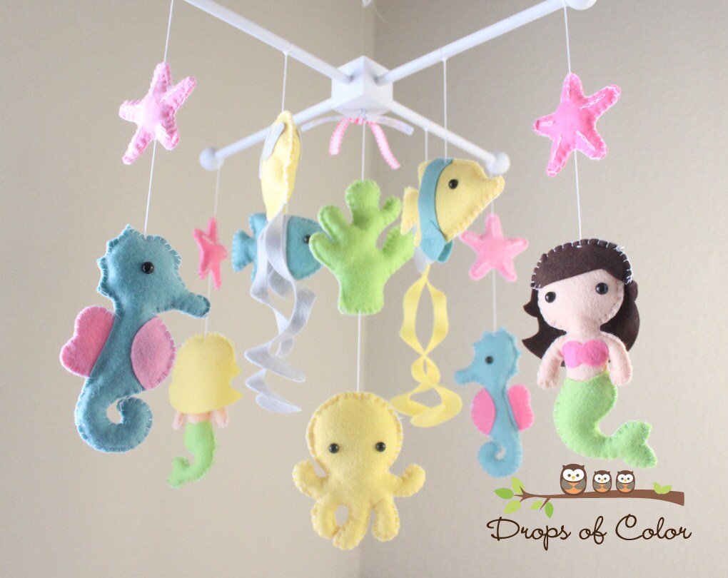 Baby Crib Mobile Baby Mobile Nursery Crib Mobile Ocean Etsy
