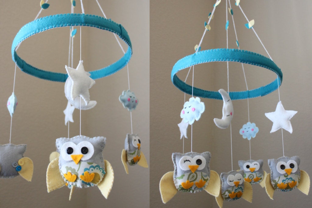 Baby Crib Mobile Baby Mobile Decorative Baby Nursery Etsy
