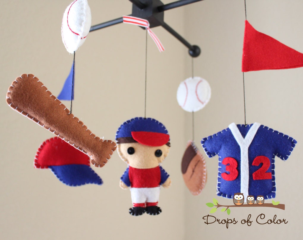 Baby Crib Mobile Baby Mobile Baseball Mobile Boy Mobile Etsy
