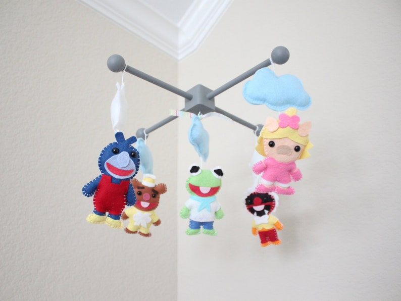 The Muppets Baby Mobile Crib Nursery Inspired Image 0