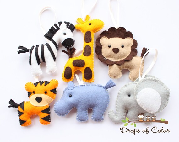 safari plush toys
