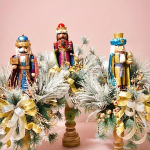 The Three Magi Nutcracker Candle Holder Centerpieces