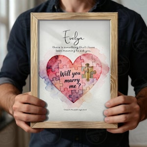 Personalized Proposal Puzzle, Will You Marry Me Cash Holder, Long Distance Relationship Gift, Deaf Community Proposal Sign, Digital Download
