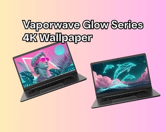 Vaporwave Wallpaper Pack | 4K Gaming Setup Wallpapers 3840x2160 resolution (10 Wallpapers).
