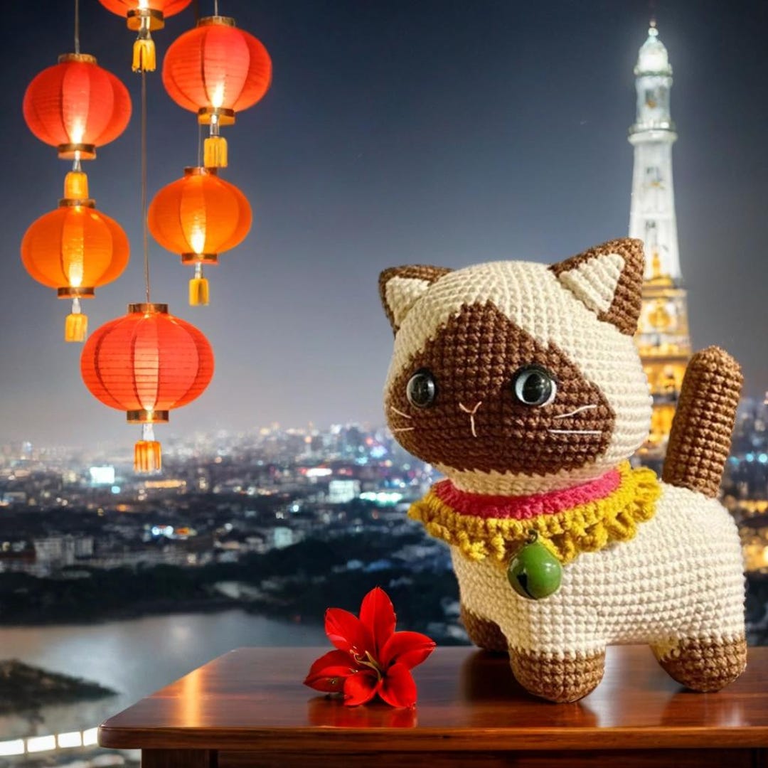 Toby Cat Pattern Amigurumi Siamese Cat Crochet Pattern, Toby Doll (PDF Pattern) - Etsy