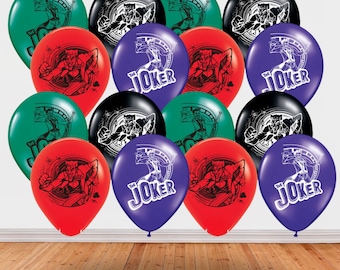 Joker Latex bouquet Balloons party supplies decoration happy birthday centerpiece decor boy girl baby shower kids celebration