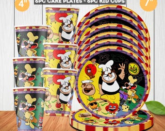 PIZZA TOWER Tableware banner plate cups napkins party supplies decoration happy birthday centerpiece decor baby shower boy girl kids