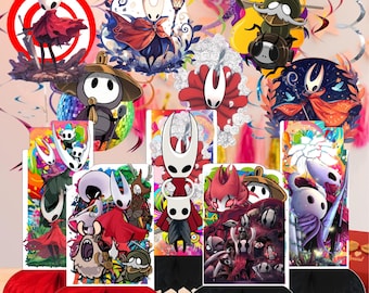 HallowKnight Tableware banner plate cups napkins party supplies decoration happy birthday centerpiece decor baby shower boy girl kids