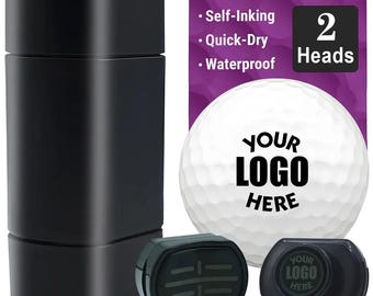 Tampon de balle de golf personnalisé, Marqueur de balle de golf personnalisé, Tampon de golf imperméable à séchage rapide, Accessoires de golf durables, Idée cadeau pour les amateurs de golf