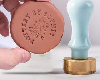 Pottery Stamp Personalised, Clay signature Custom, Signature Stamps, Ceramic Tool, Gift For Potter Artist