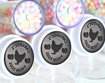 Personalized Egg Stamp, Custom Logo Egg Branding Stamp for Farm Fresh Eggs & DIY Decor, Household Custom Egg Stamp Gift