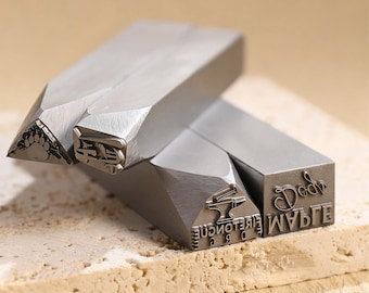 Custom Metal Stamp, Carbon Steel Punch, Jewelry Leather Stamping Tool
