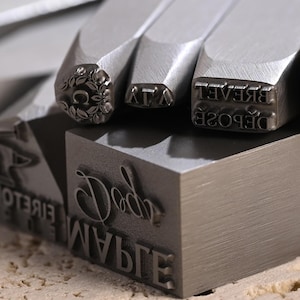 Custom Steel Stamp, Personalized Jewelry Making Stamp, Cold Press Leather Stamps, Metal Stamping Punch Tools